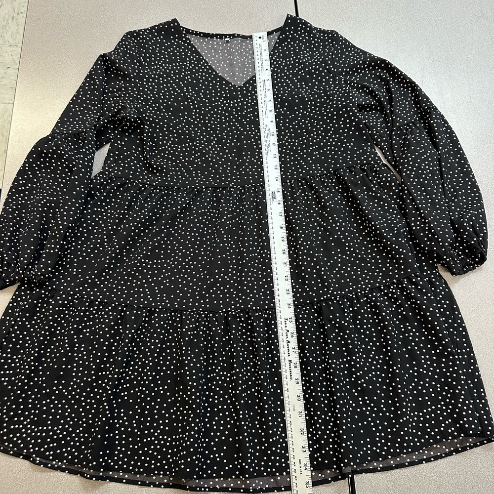 Black and White Polka Dot Dress